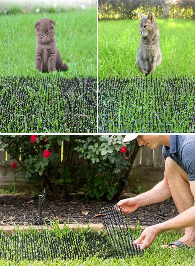 SENENQU Cat Scat Mat with Spikes 12in x 13ft Scat Mats for Cat Indoor, Cats Scats Mats Anti-Cats Deterrent Mat Prickle Strips Home Spike Deterrent for Outdoor Garden Window Sofa, Black - Image 4